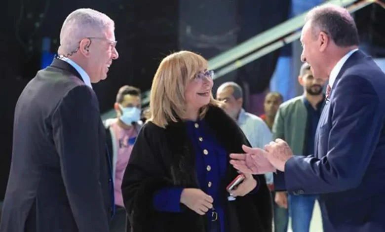 لميس الحديدي وأحمد شوبير ومحمود الخطيب