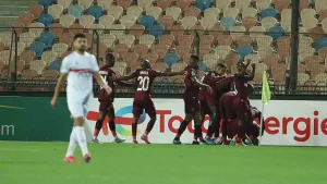 مباراة الزمالك وستيلينبوش في الكونفدرالية