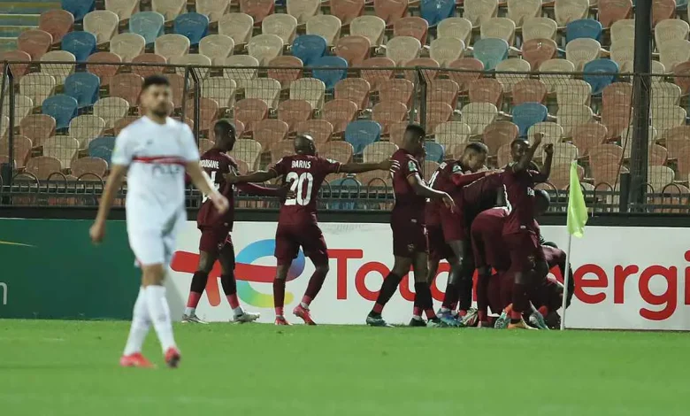 مباراة الزمالك وستيلينبوش في الكونفدرالية
