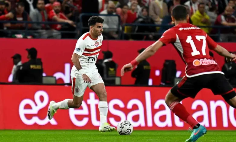 زيزو في مباراة سابقة بين الأهلي والزمالك