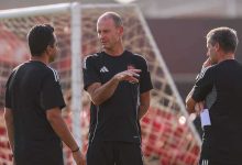 ياس توروب في تدريبات الأهلي المصري