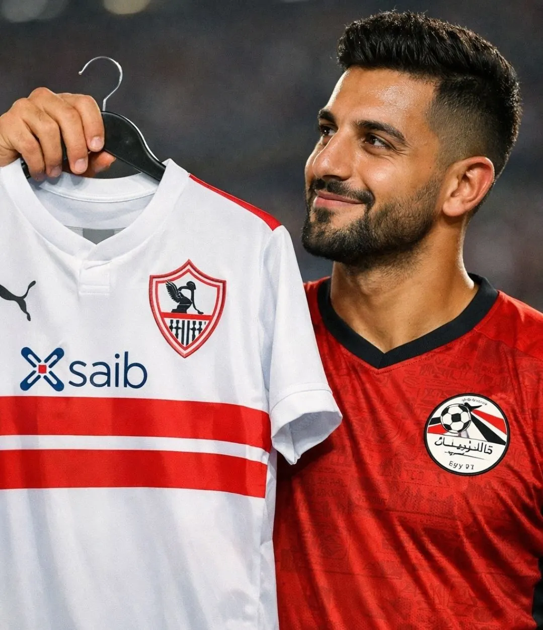 “الاعتراف الخطير: نجم منتخب مصر يعلنها صراحة.. حلمي هو القميص الأبيض!