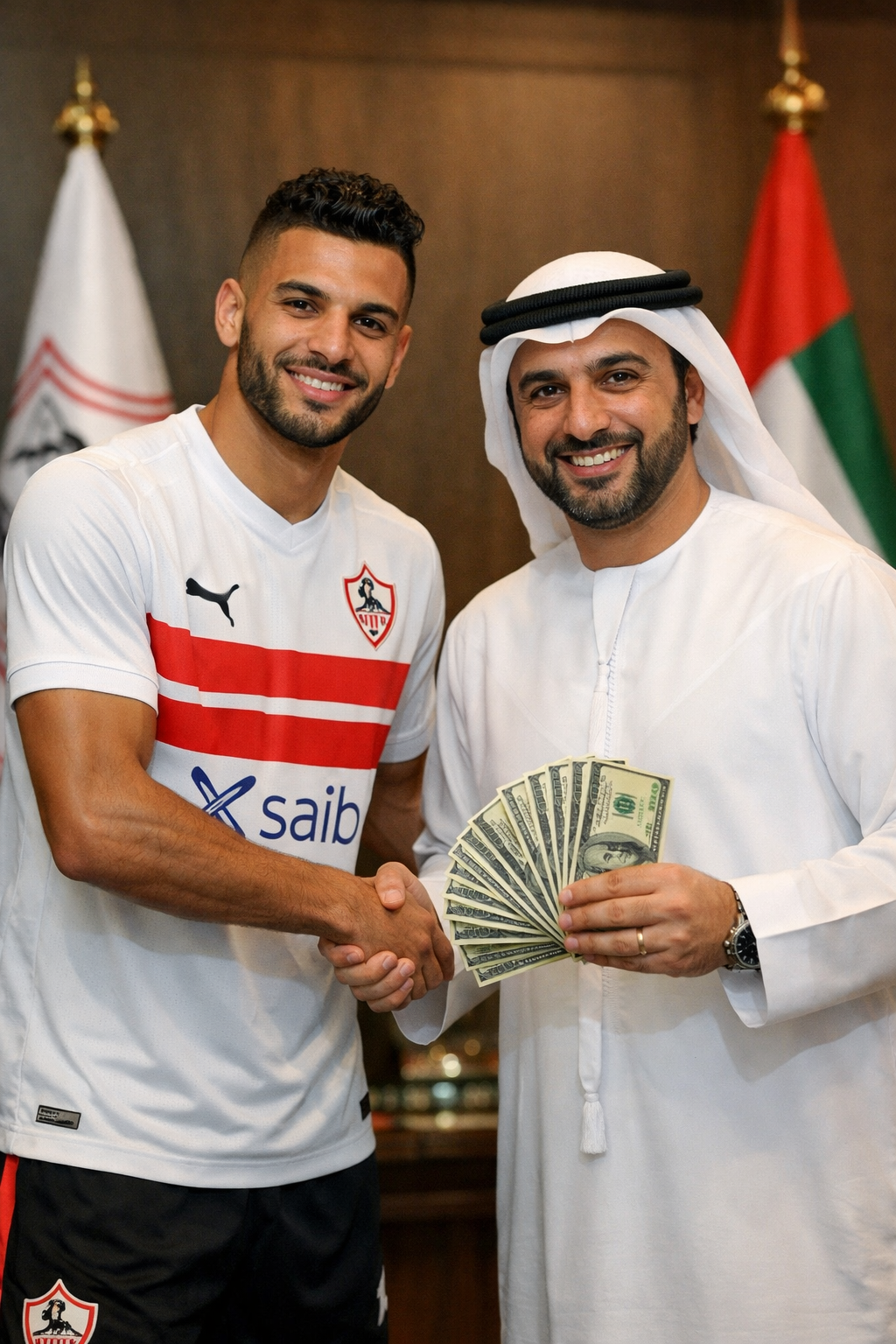 المفاجأة الكبرى! “شيك على بياض” من الإمارات لنجم الزمالك.. واللاعب يبلغ الإدارة بقراره النهائي قبل حسم الدوري.